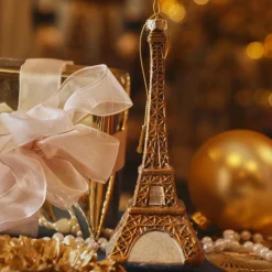Suspension de Noël (H16 cm) Tour Eiffel Bronze