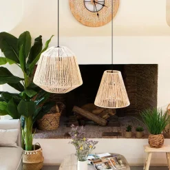 Suspension en corde (D30 cm) Ethnik Naturel