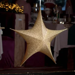 Suspension géante (D135 cm) Étoile de Noël Christmas Or