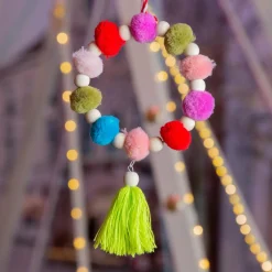 Suspension (H19 cm) Flamengo de Noël Multicolore