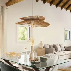 Suspension luminaire jute (69,5 cm) Alara Naturel