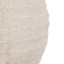 Suspension luminaire lanterne lin (35 cm) Jordy Beige