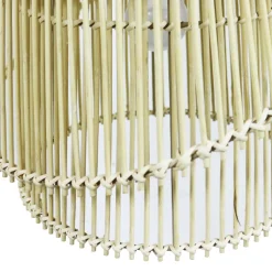 Suspension lumineuse design en bambou (H36 cm) Alicante Naturel