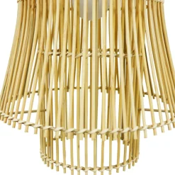 Suspension lumineuse en bambou (H52 cm) Morok Naturel