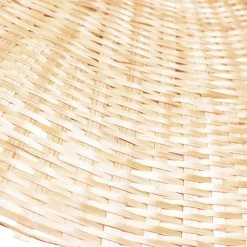 Suspension lumineuse en bambou tressé (D60 cm) Calvià Naturel