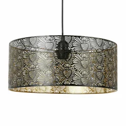 Suspension lumineuse en métal (D35 cm) Corazon Noir