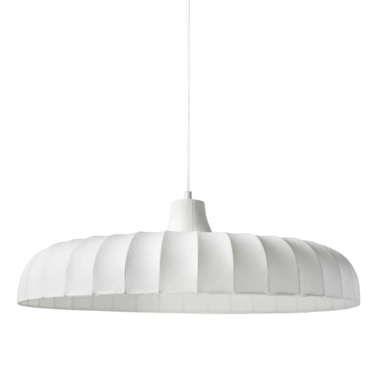 Suspension lumineuse tissu (D50 cm) Marcel Blanche