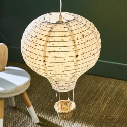 Suspension Montgolfière papier (D30 cm) Stars Multicolore