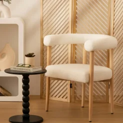 Table à café bois (H46,5 cm) Chamlo Noir