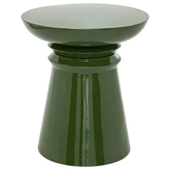 Table d'appoint totem métal (H43 cm) Jaya Verte