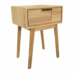 Table de chevet bois (H58 cm) Hanoï Naturel