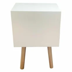 Table de chevet enfant bois (H45 cm) Ourson Marron