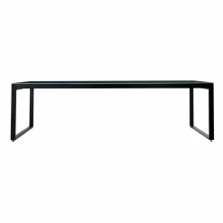 Table de jardin en aluminium et céramique 10 places (240 x 120 cm) Kore Noir marbré