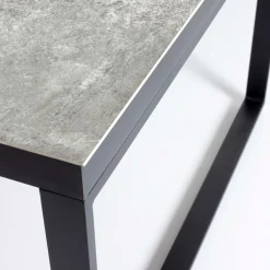 Table de jardin en aluminium et céramique 10 places (240 x 120 cm) Kore Gris et gris anthracite