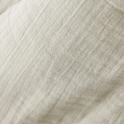 Tablier avec poches gaze de coton Gaïa Beige pampa