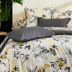 Taie de traversin percale de coton (L200 cm) Asia Beige