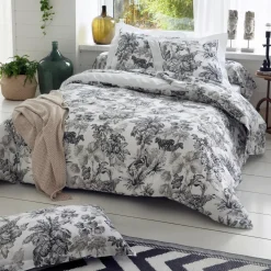 Taie de traversin satin de coton (L200 cm) Savane Noire