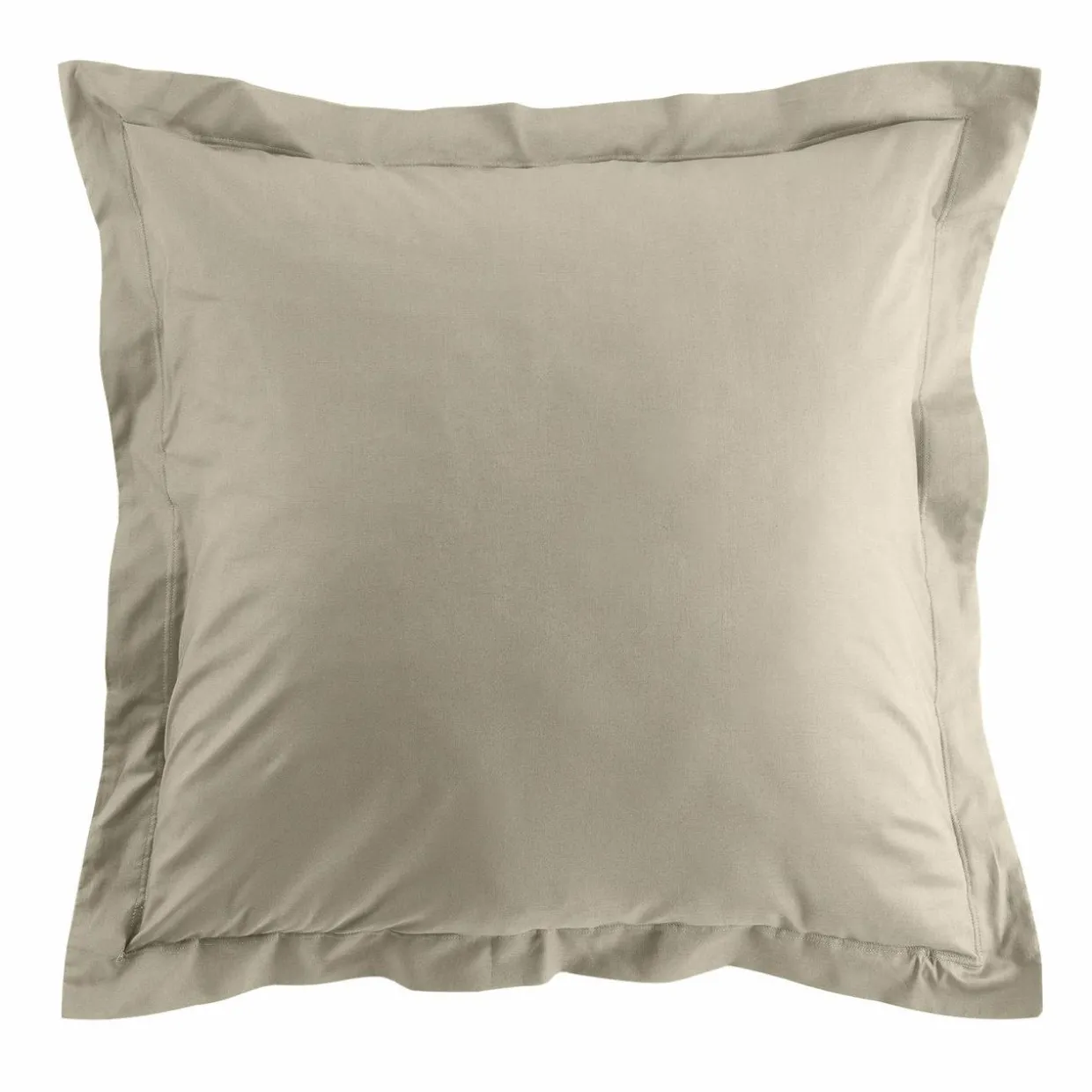 Taie d'oreiller carrée coton bio (63 x 63 cm) Biolina Taupe