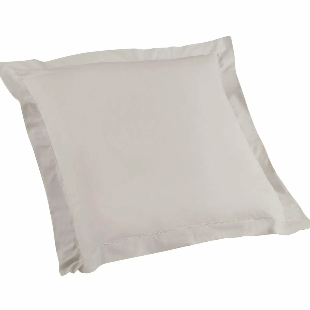 Taie d'oreiller carrée coton bio (63 x 63 cm) Biolina Taupe