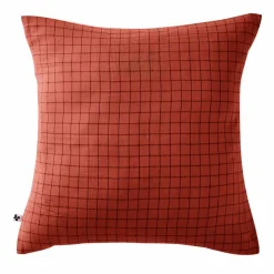 Taie d'oreiller carrée gaze de coton (60 x 60 cm) Gaïa Mix Terracotta