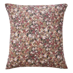 Taie d'oreiller carrée gaze de coton (60 x 60 cm) Constance Camel