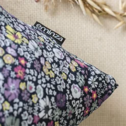 Taie d'oreiller carrée gaze de coton (60 x 60 cm) Elya Violet