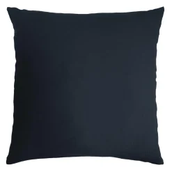 Taie d'oreiller carrée gaze de coton (80 x 80 cm) Gaïa Bleu nuit