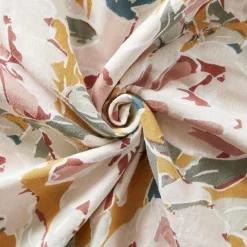 Taie d'oreiller carrée gaze de coton (60 x 60 cm) April Multicolore