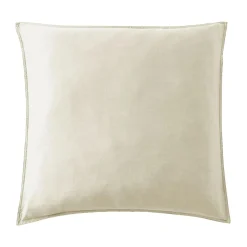 Taie d'oreiller carrée lyocell Tencel™ lavé (80 x 80 cm) Olivia Beige pampa