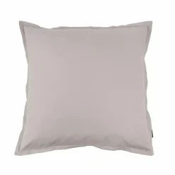 Taie d'oreiller carrée percale de coton (65 x 65 cm) Cali Gris clair