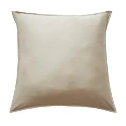 Taie d'oreiller carrée satin de bambou (80 x 80 cm) Sienna Beige