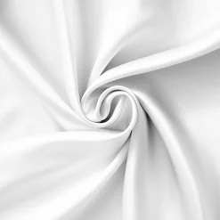 Taie d'oreiller carrée soie de mûrier (63 x 63 cm) Mizuki Blanche