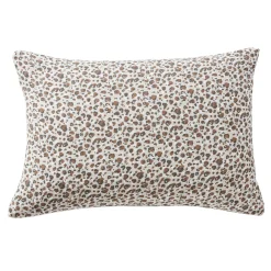 Taie d'oreiller rectangulaire gaze de coton (50 x 70 cm) Rosa Marron