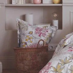 Taie d'oreiller rectangulaire satin de coton (50 x 70 cm) Anaïs Multicolore