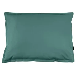 Taie d'oreiller rectangulaire percale de coton (50 x 80 cm) Cali Bleu canard