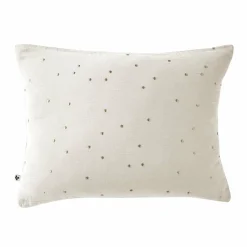 Taie d'oreiller rectangulaire gaze de coton (50 x 70 cm) Gaïa Chic Beige pampa