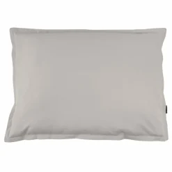Taie d'oreiller rectangulaire percale de coton (50 x 70 cm) Cali Gris clair