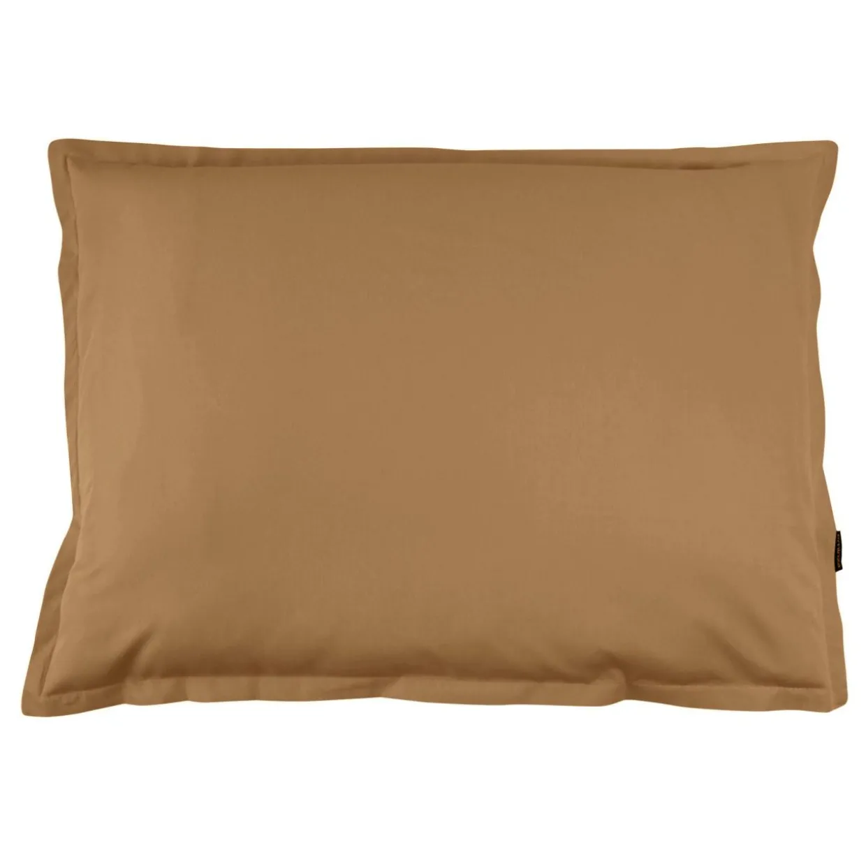 Taie d'oreiller rectangulaire percale de coton (50 x 80 cm) Cali Camel