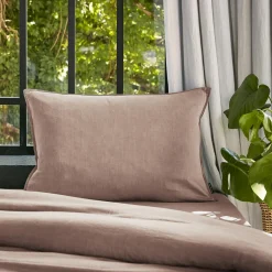 Taie d'oreiller rectangulaire lyocell Tencel™ lavé (50 x 80 cm) Olivia Rose blush