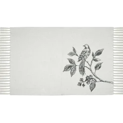 Tapis coton (60 x 90 cm) Clarine Ecru