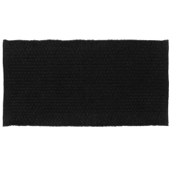 Tapis coton tressé (45 x 90 cm) Rosario Noir
