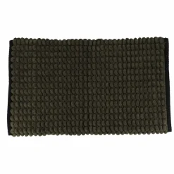 Tapis de bain (75 cm) Black Line Vert kaki / noir