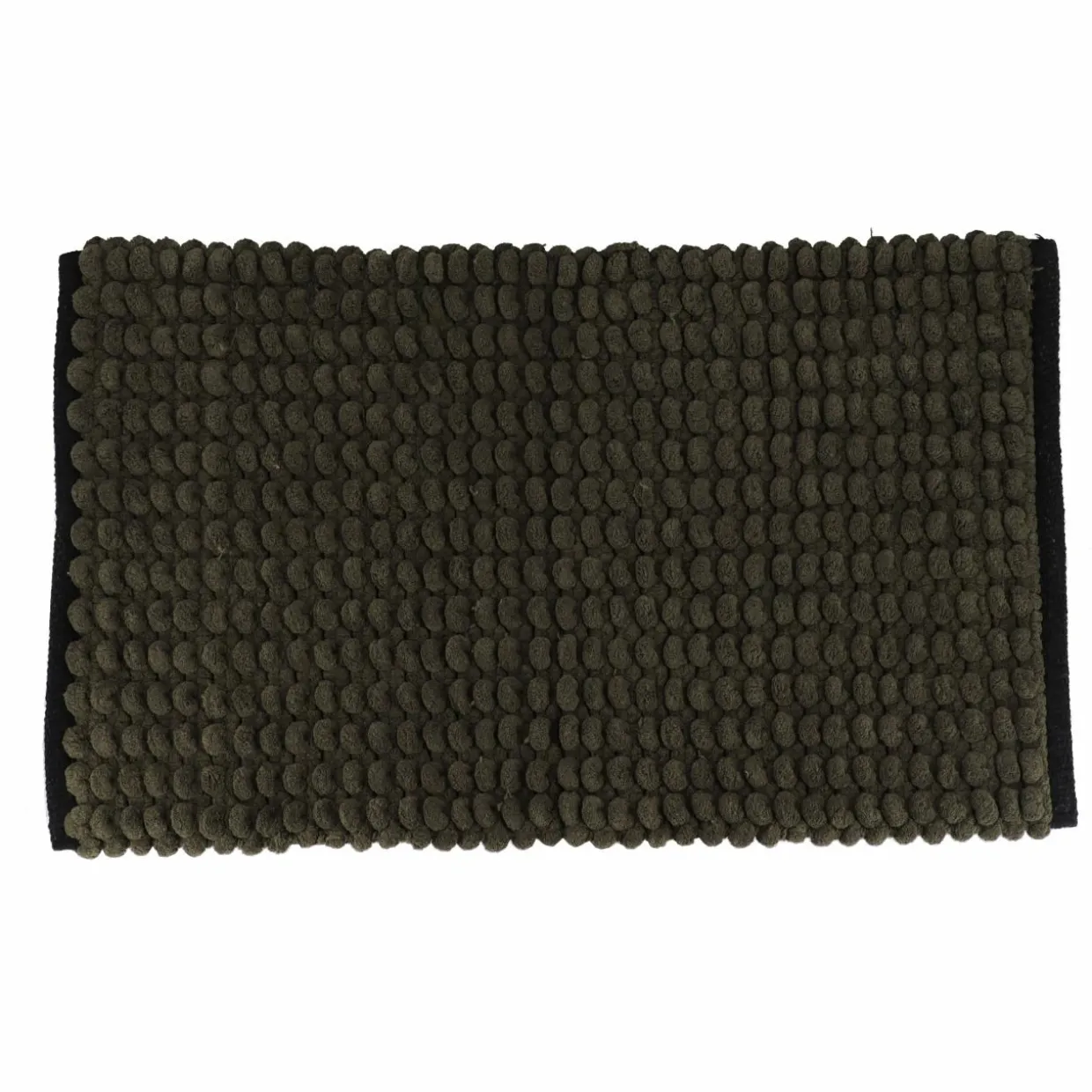 Tapis de bain (75 cm) Black Line Vert kaki / noir