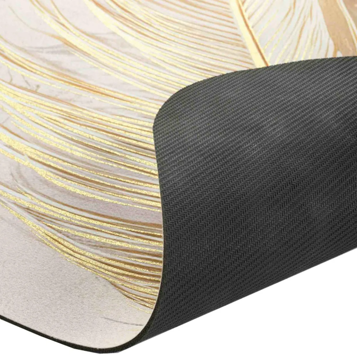 Tapis de bain antidérapant (80 x 50 cm) Angelica Ecru