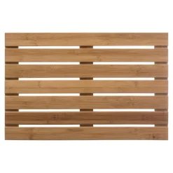 Tapis de bain caillebotis Nadine Bambou