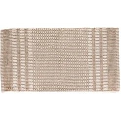 Tapis de bain chenille microfibre (45 x 90 cm) Tokyo Beige