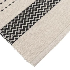 Tapis de bain coton (45 x 90 cm) Saint Leu Noir