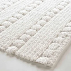 Tapis de bain coton (50 x 80 cm) Cleonis Blanc
