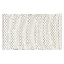 Tapis de bain coton tissé (50 x 80 cm) Lois Beige