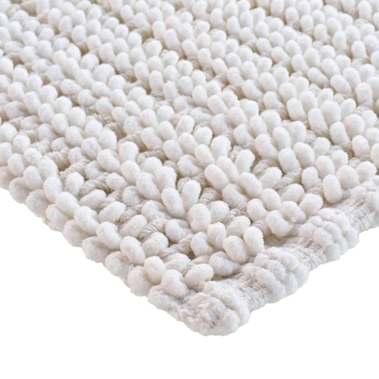 Tapis de bain en coton (50 x 80 cm) Voltis Blanc